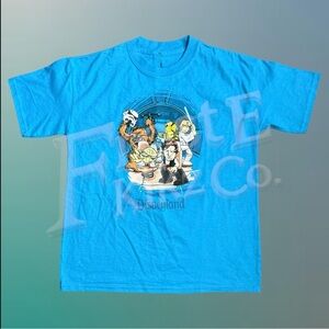 Disney Star Wars Blue Kids T-Shirt Sz L - Worn